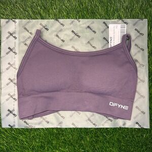 Dfyne dynamic backless sports bra truffle extra small
